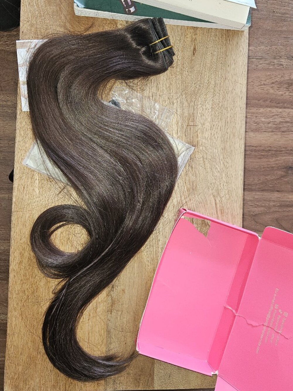 NIP 24" Real Human Hair Extensions, 160g, Mocha Brown